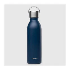 ACTIVE Bouteille Isotherme Double Paroi En Inox Avec Poignée Qwetch 600 Ml Bleu Marine -Peugeot Boutique bouteille isotherme double paroi en inox avec poignee qwetch 600 ml bleu marine 2