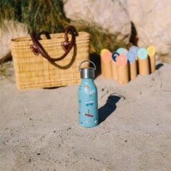 KIDS Bouteille Isotherme Double Paroi En Inox Enfant Qwetch 350 Ml Honolulu Bleu -Peugeot Boutique bouteille isotherme double paroi en inox enfant qwetch kids 350 ml honolulu bleu 3