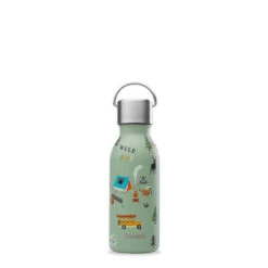 KIDS Bouteille Isotherme Double Paroi En Inox Enfant Qwetch 350 Ml Honolulu Vert Tilleul -Peugeot Boutique bouteille isotherme double paroi en inox enfant qwetch kids 350 ml honolulu vert tilleul 3