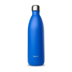 Bouteille Isotherme Double Paroi En Inox Qwetch 1 L Bleu Majorelle