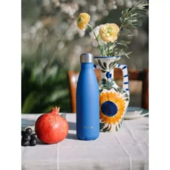 Bouteille Isotherme Double Paroi En Inox Qwetch 260 Ml Bleu Majorelle -Peugeot Boutique bouteille isotherme double paroi en inox qwetch 260 ml bleu majorelle 3