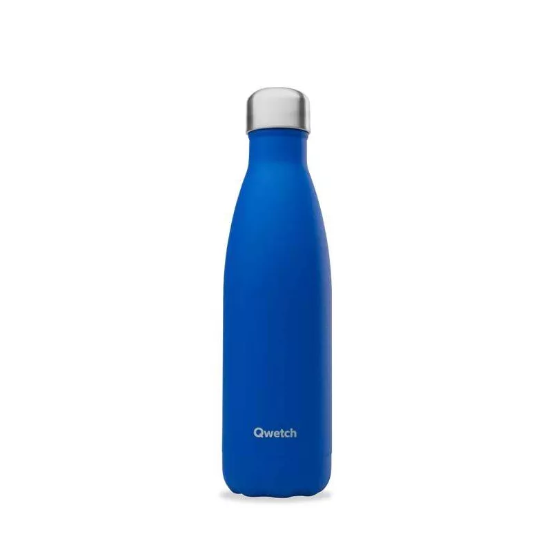 Bouteille Isotherme Double Paroi En Inox Qwetch 500 Ml Bleu Majorelle 2 Bouteille Isotherme Double Paroi En Inox Qwetch 500 Ml Bleu Majorelle – Image 2