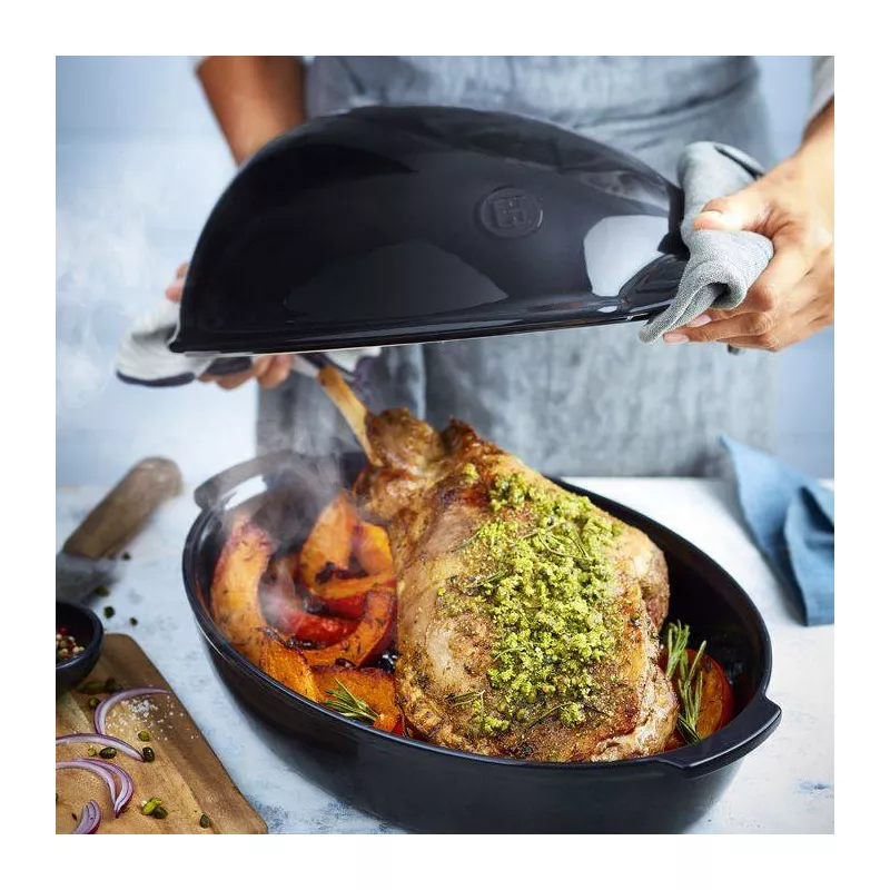 Brique à Rôtir XL Plat à Poulet Emile HENRY Noir Fusain VPC 1 Brique à Rôtir XL Plat à Poulet Emile HENRY Noir Fusain VPC