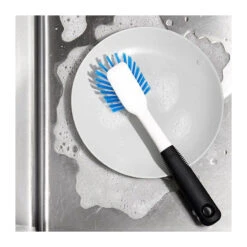 Brosse à Vaisselle Distributrice De Savon Dans Le Manche Et Support En Acier Joseph Joseph NVS