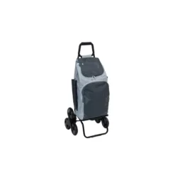 BUGGY Poussette De Marché Chariot De Courses 6 Roues SIDEBAG Gris -Peugeot Boutique buggy poussette de marche chariot de courses 6 roues sidebag gris 3