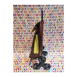 BUGGY Poussette De Marché Chariot De Courses 6 Roues SIDEBAG Marron Vert -Peugeot Boutique buggy poussette de marche chariot de courses 6 roues sidebag marron vert 14