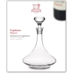 Carafe à Décanter CAPITAINE MAGNUM 1.5 L PEUGEOT -Peugeot Boutique carafe a decanter capitaine magnum 15 l peugeot 5