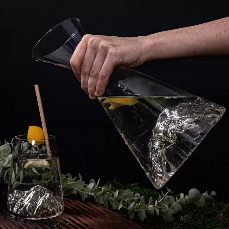 Carafe à Eau TOPOGRAPHIC - Mont Blanc ALASKAN MAKER 16 Carafe à Eau TOPOGRAPHIC - Mont Blanc ALASKAN MAKER – Image 16