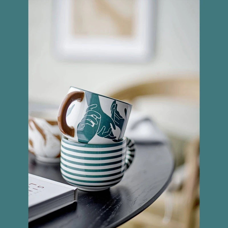 CARIM Tasse à Thé Café En Grès BLOOMINGVILLE - Les 3 3 CARIM Tasse à Thé Café En Grès BLOOMINGVILLE - Les 3 – Image 3