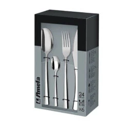 CARLITO Ménagère 24 Pièces Couteaux Steak Coffret Compact Amefa -Peugeot Boutique carlito menagere 24 pieces couteaux steak coffret compact amefa 3