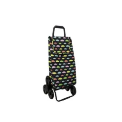 CARLUX Parapluie Poussette De Marché Chariot De Courses 6 Roues SIDEBAG