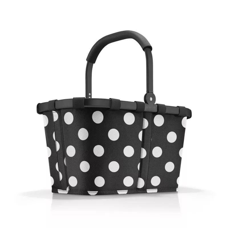 CARRYBAG Panier à Provisions Pliable REISENTHEL Frame Dots Blanc 2 CARRYBAG Panier à Provisions Pliable REISENTHEL Frame Dots Blanc – Image 2