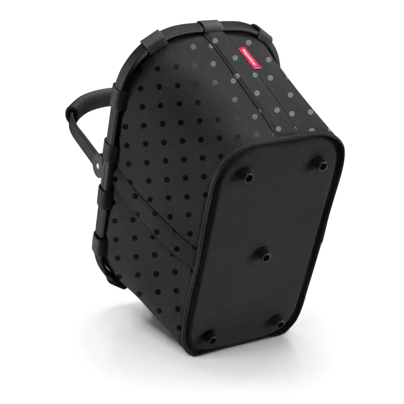 CARRYBAG Panier à Provisions Pliable REISENTHEL Frame Glossy Dots Black 6 CARRYBAG Panier à Provisions Pliable REISENTHEL Frame Glossy Dots Black – Image 6