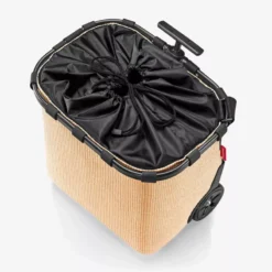 CARRYCRUISER Chariot De Courses REISENTHEL Frame Raffia Black -Peugeot Boutique carrycruiser chariot de courses reisenthel frame raffia black 3