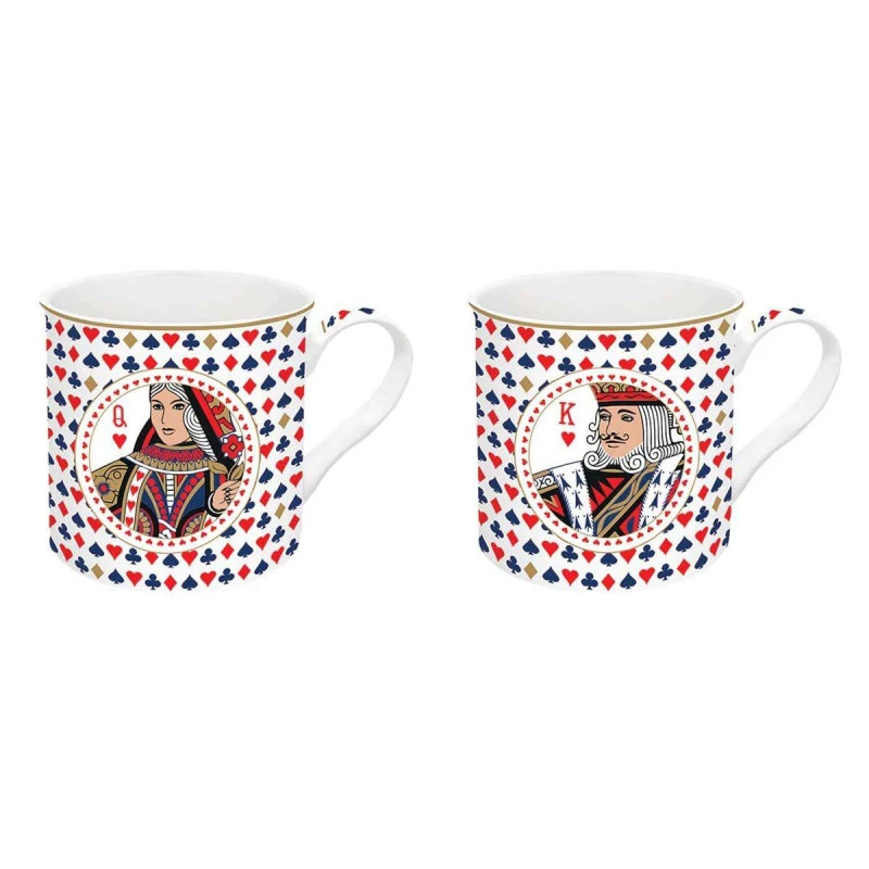 EASY LIFE CASINO ROYAL Coffret 2 Mugs 30 Cl En Porcelaine 1 EASY LIFE CASINO ROYAL Coffret 2 Mugs 30 Cl En Porcelaine