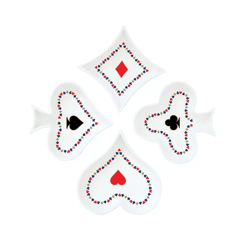 EASY LIFE CASINO ROYAL Coffret 4 Coupelles D10.5 Cm En Porcelaine 3 EASY LIFE CASINO ROYAL Coffret 4 Coupelles D10.5 Cm En Porcelaine – Image 3