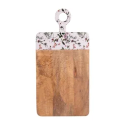 CHAMPETRE Planche à Découper En Manguier Et émaillé 42x20.5 TABLE PASSION