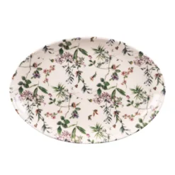 CHAMPETRE Plat Ovale En Faïence 40 X 27 Cm TABLE PASSION -Peugeot Boutique champetre plat ovale en faience 40 x 27 cm table passion 3