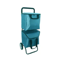 Chariot Double MODULO Poussette De Marché De Courses 2 Roues SIDEBAG Bleu Canard 9 Chariot Double MODULO Poussette De Marché De Courses 2 Roues SIDEBAG Bleu Canard -Peugeot Boutique chariot double modulo poussette de marche de courses 2 roues sidebag bleu canard 3
