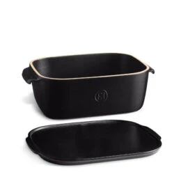 Cheese Box Boîte à Fromage Rectangulaire Avec Plateau Céramique EMILE HENRY Noir Truffe Mat -Peugeot Boutique cheese box boite a fromage rectangulaire avec plateau ceramique emile henry noir truffe mat dispo mi juillet 4