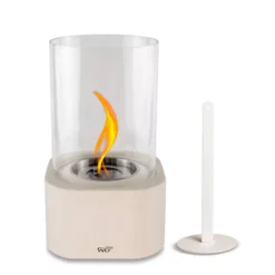 Cheminée De Table Au Bioéthanol Blanche WD Lifestyle
