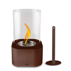 Cheminée De Table Au Bioéthanol Couleur Café WD Lifestyle