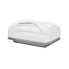 Cloche à Fromage Rectangulaire Avec Plateau Porcelaine GUZZINI Gris