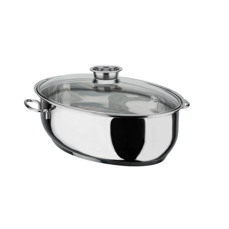 Cocotte Daubière Double Rôtissoire Inox Induction 38 X 25 GSW 7 Cocotte Daubière Double Rôtissoire Inox Induction 38 X 25 GSW – Image 7