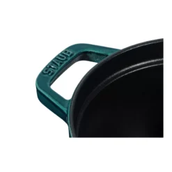 Staub Cocotte En Fonte Emaillée Ovale Bleu La Mer Majolique D31 5,5L -Peugeot Boutique cocotte en fonte emaillee ovale bleu la mer majolique d31 55l 6