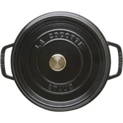 Cocotte En Fonte Emaillée Ronde Staub NOIR D28 6.70L 32 Cocotte En Fonte Emaillée Ronde Staub NOIR D28 6.70L -Peugeot Boutique cocotte en fonte emaillee ronde staub noir d28 670l 12