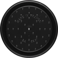 Cocotte En Fonte Emaillée Ronde Staub NOIR D28 6.70L 39 Cocotte En Fonte Emaillée Ronde Staub NOIR D28 6.70L -Peugeot Boutique cocotte en fonte emaillee ronde staub noir d28 670l 19