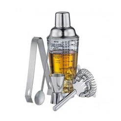 Cilio Coffret Apéritif Shaker Doseur Verre Mélangeur Inox -Peugeot Boutique coffret aperitif shaker doseur verre melangeur inox 5