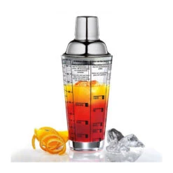 Cilio Coffret Apéritif Shaker Doseur Verre Mélangeur Inox -Peugeot Boutique coffret aperitif shaker doseur verre melangeur inox 9