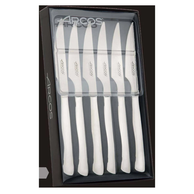 Coffret Couteau à Steak 11 Cm Forgés Lame Lisse ARCOS - Les 6 7 Coffret Couteau à Steak 11 Cm Forgés Lame Lisse ARCOS - Les 6 – Image 7