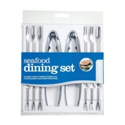 Coffret Crustacés 2 Pinces Et 6 Curettes Inox Kitchen Craft -Peugeot Boutique coffret crustaces 2 pinces et 6 curettes inox kitchen craft 3