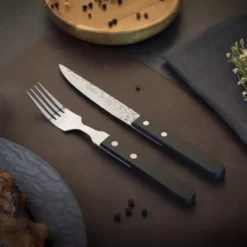 AMEFA Coffret De 6 Couteaux Steak Pizza 2.0 Noir Lame Martelée Et Micro-dentée 11 AMEFA Coffret De 6 Couteaux Steak Pizza 2.0 Noir Lame Martelée Et Micro-dentée -Peugeot Boutique coffret de 6 couteaux steak pizza 20 noir lame martelee et micro dentee nvs 3