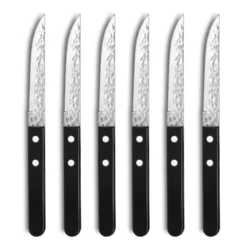 AMEFA Coffret De 6 Couteaux Steak Pizza 2.0 Noir Lame Martelée Et Micro-dentée 13 AMEFA Coffret De 6 Couteaux Steak Pizza 2.0 Noir Lame Martelée Et Micro-dentée -Peugeot Boutique coffret de 6 couteaux steak pizza 20 noir lame martelee et micro dentee nvs 5