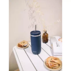 COLD CUP Isotherme Double Paroi En Inox Qwetch 470 Ml Bleu Nuit -Peugeot Boutique cold cup isotherme double paroi en inox qwetch 470 ml bleu nuit p 4