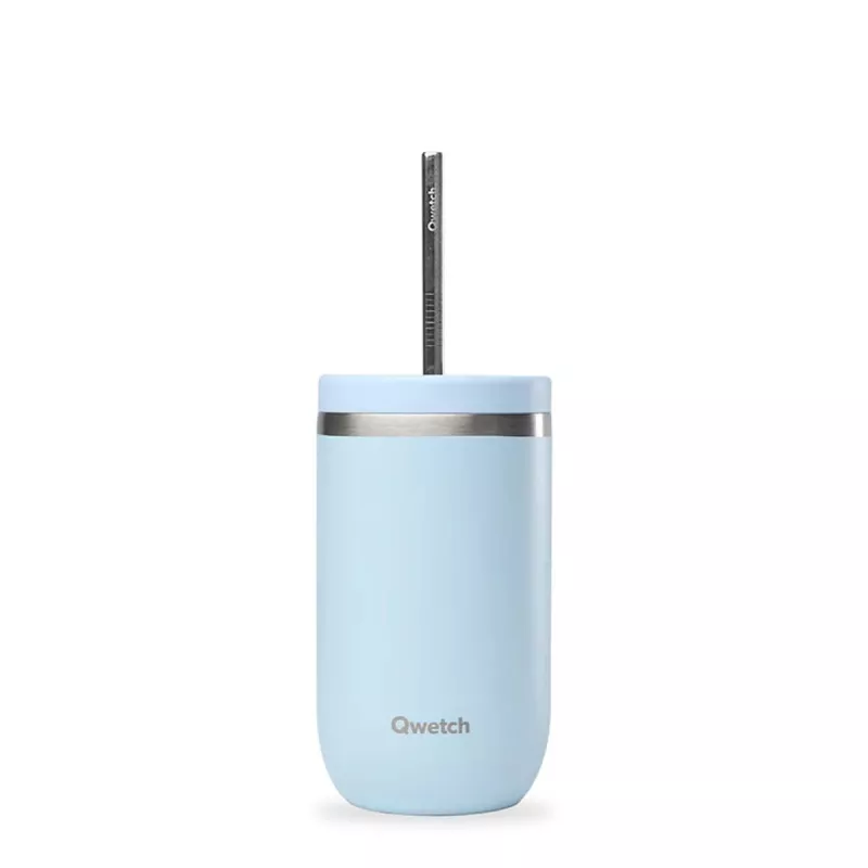 COLD CUP Isotherme Double Paroi En Inox Qwetch 470 Ml Bleu Pastel 3 COLD CUP Isotherme Double Paroi En Inox Qwetch 470 Ml Bleu Pastel – Image 3