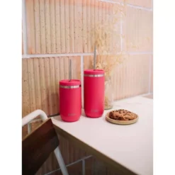 COLD CUP Isotherme Double Paroi En Inox Qwetch 470 Ml Rose Magenta -Peugeot Boutique cold cup isotherme double paroi en inox qwetch 470 ml rose magenta p 6
