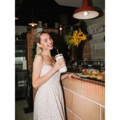 COLD CUP Isotherme Double Paroi En Inox Qwetch 470 Ml Sable -Peugeot Boutique cold cup isotherme double paroi en inox qwetch 470 ml sable 3