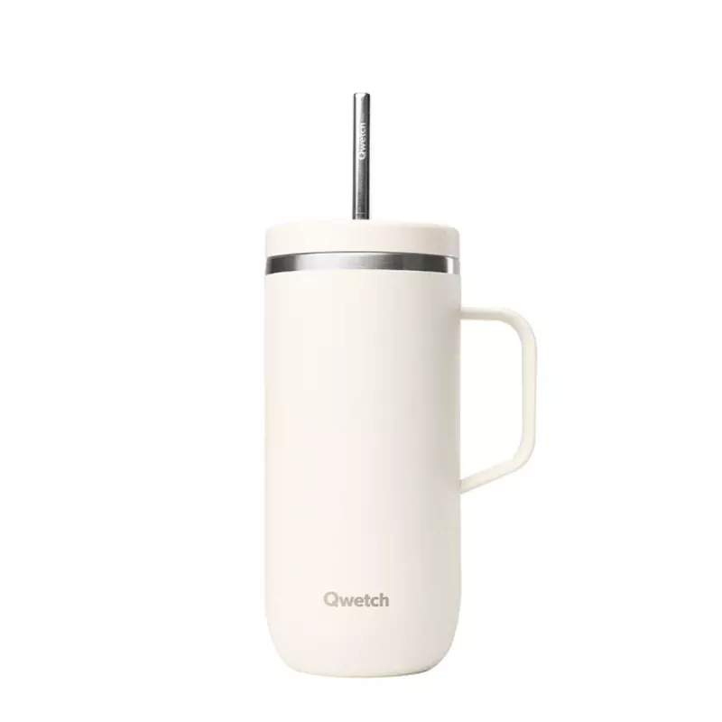 COLD CUP Isotherme Double Paroi En Inox Qwetch 600 Ml Sable 2 COLD CUP Isotherme Double Paroi En Inox Qwetch 600 Ml Sable – Image 2