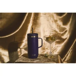 COLD CUP Isotherme Double Paroi En Inox Qwetch 600 Ml Violet Obscur Edition De Noël -Peugeot Boutique cold cup isotherme double paroi en inox qwetch 600 ml violet obscur edition de noel nvs 7