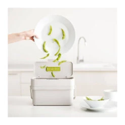 COMPO Poubelle De Cuisine Tri Sélectif Seau à Compost Joseph Joseph 4 L Blanc Pierre