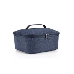 COOLERBAG M Pocket Lunch Bag Isotherme Pique Nique Reisenthel Herringbone Bleu