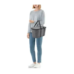 COOLERBAG Sac De Courses Isotherme Glaçière REISENTHEL Twist Silver -Peugeot Boutique coolerbag sac de courses isotherme glaciere reisenthel twist silver 3