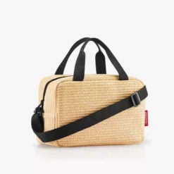 COOLERBAG TO-GO Sac Isotherme Souple LUNCH BOX Pique Nique Reisenthel Raffia Black