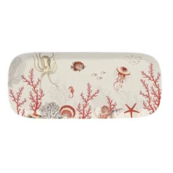 EASY LIFE CORAL REEF Plat De Service En Porcelaine 40x17.5 Cm