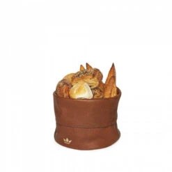 Corbeille à Pain En Cuir Vintage DUTCHDELUXES Marron Cognac SC