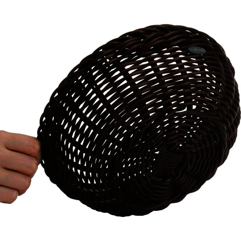 Corbeille à Pain Fruits Tressé Ronde Westmark D23 Noir 6 Corbeille à Pain Fruits Tressé Ronde Westmark D23 Noir – Image 6